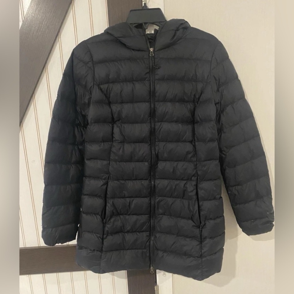 Eddie Bauer Jacket‎ Women S Blue Cirruslite Down Parka Puffer Hooded
